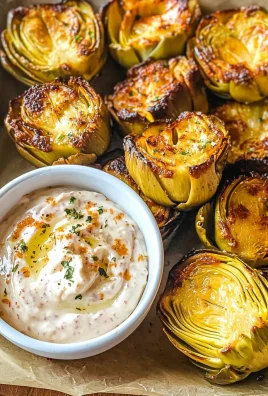 Air Fryer Artichoke Hearts with Garlic Aioli (Keto and Low Carb)