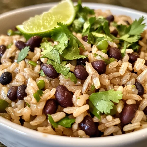Black Beans and Rice with Green Chiles
