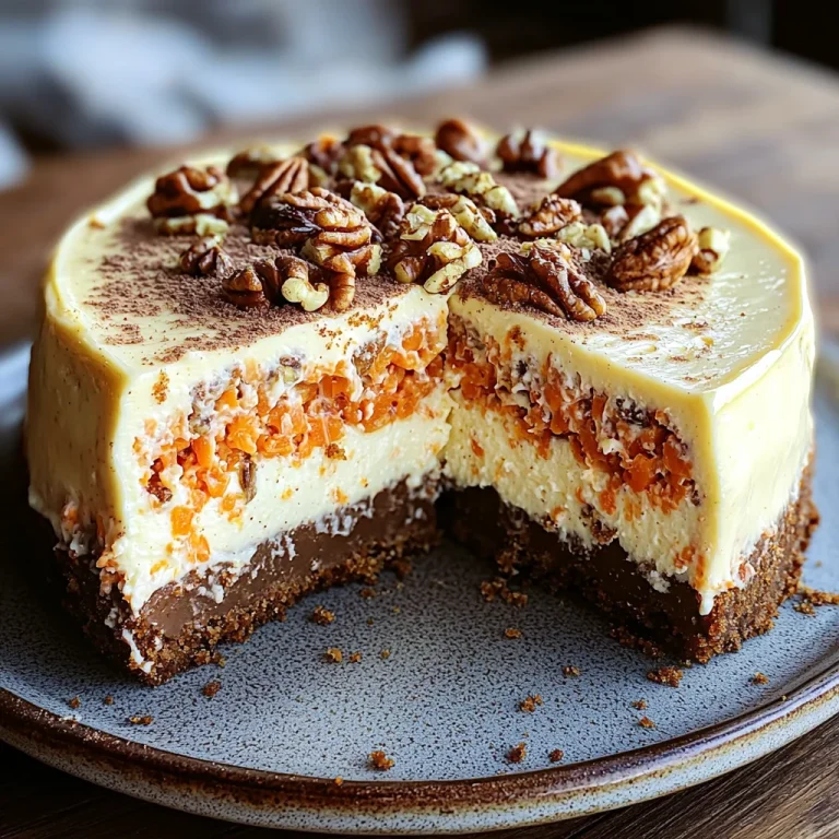 Carrot Cake Cheesecake Recipe – Easy Holiday Dessert