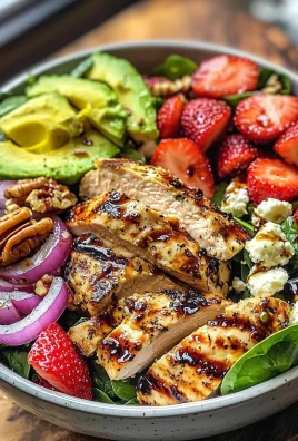 Chicken Strawberry Salad Bowls for Beautiful Clean Eats!