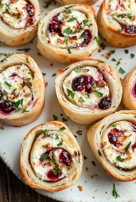 Cranberry Feta Pinwheels with Cream Cheese