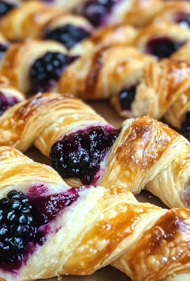 Delicious Blackberry Goat Cheese Puff Pastry Twists
