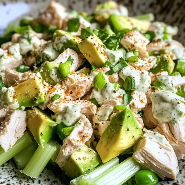 Easy Avocado Chicken Salad