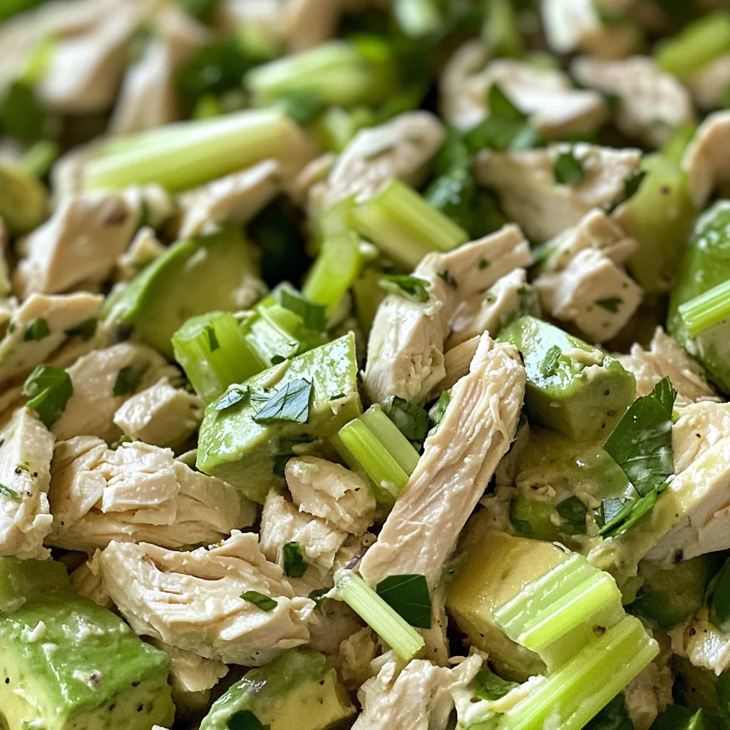 Easy Avocado Chicken Salad