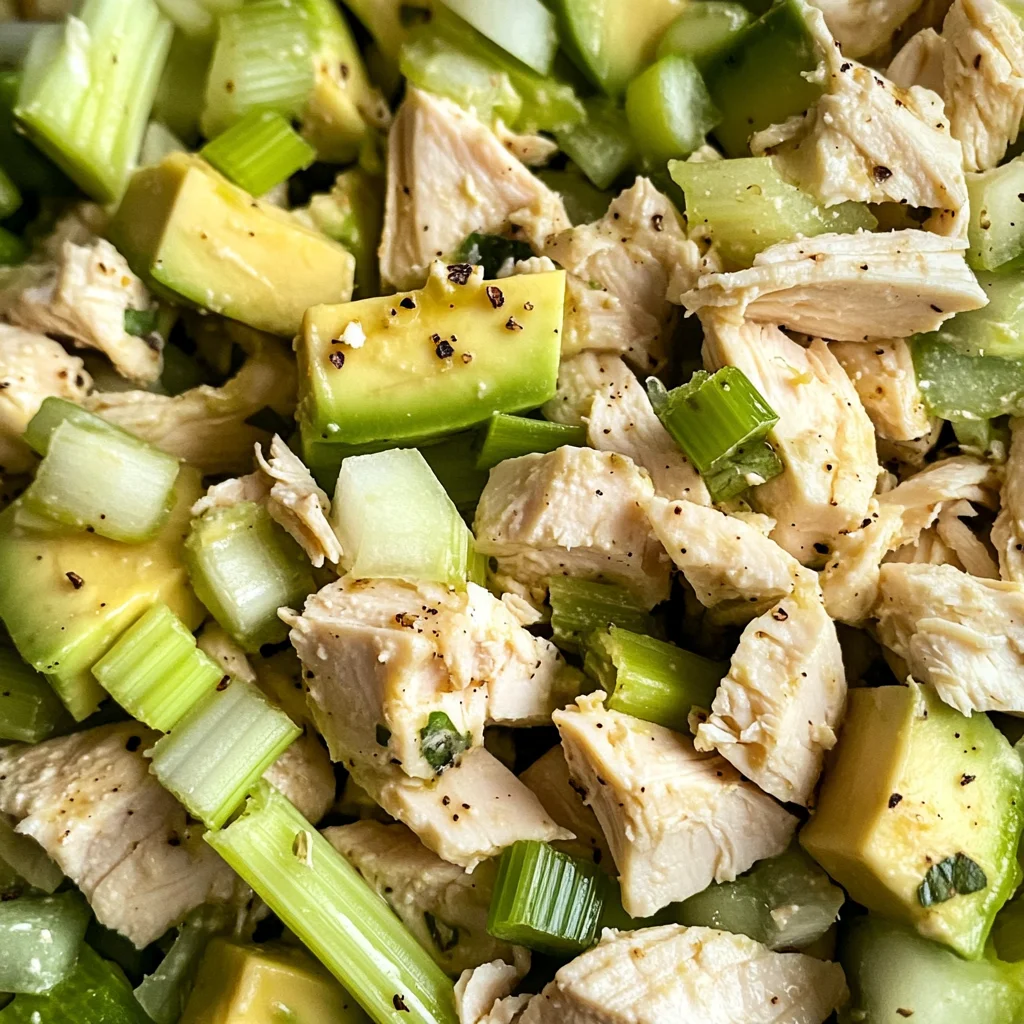 Easy Avocado Chicken Salad