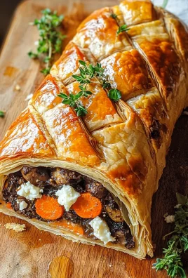 Easy Carrot Wellington With Pureed Mushroom Pâté