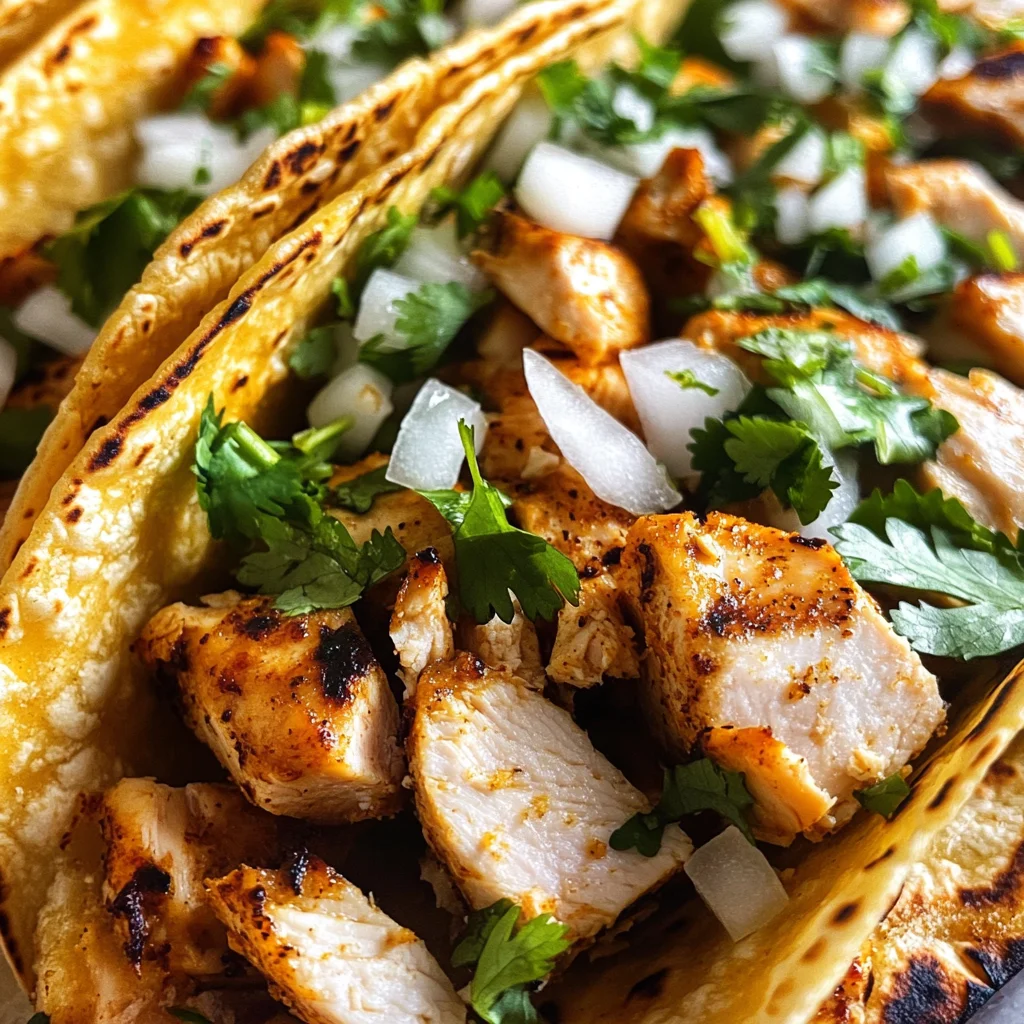 Easy Chicken Street Tacos Recipe