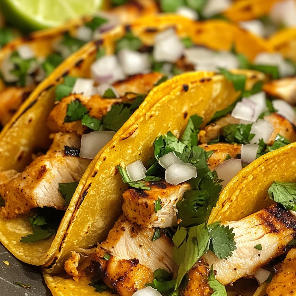 Easy Chicken Street Tacos Recipe