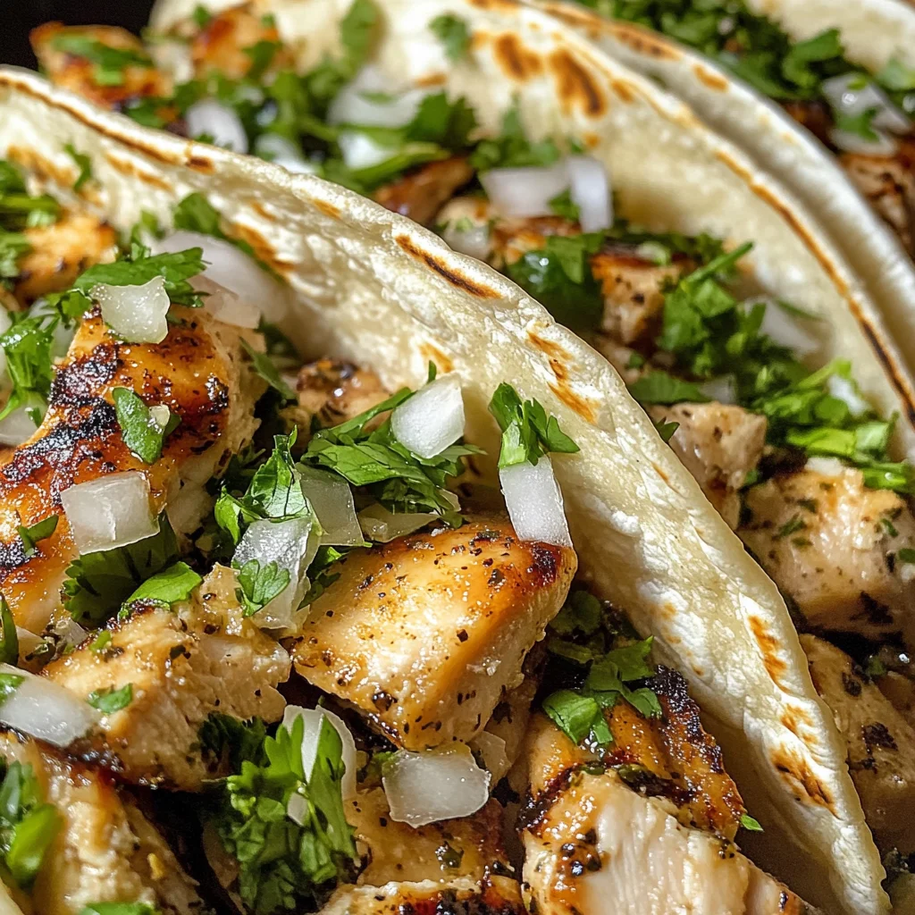 Easy Chicken Street Tacos Recipe
