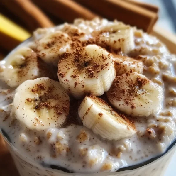 Easy Cinnamon Roll Overnight Oats Recipe