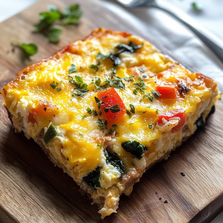 Easy Cottage Cheese Egg Bake