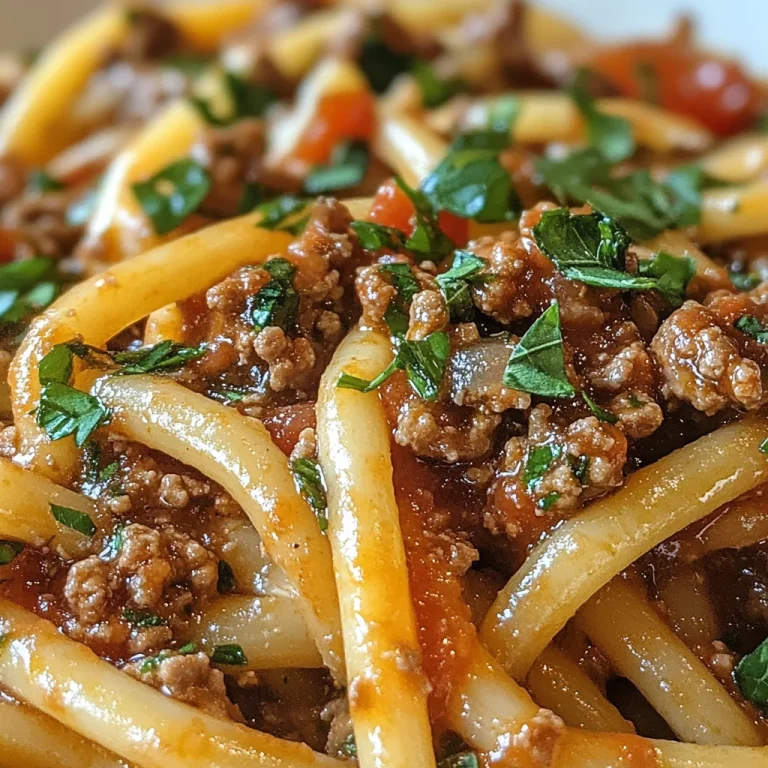 Easy Homemade Meat Sauce