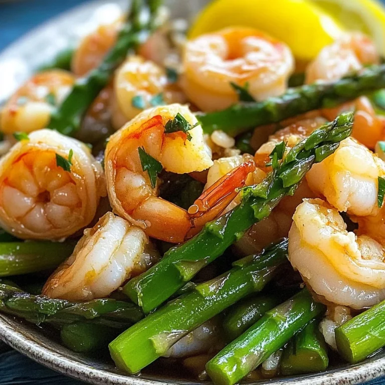 Easy Lemon Asparagus Shrimp Recipe