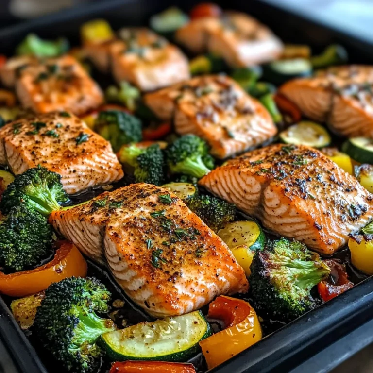 Easy Sheet Pan Salmon and Veggies Recipe