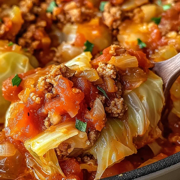 Easy Unstuffed Cabbage Rolls