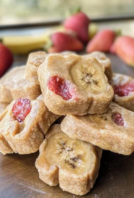 Homemade Strawberry Banana Dog Treats