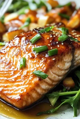 Honey Glazed Asian Salmon Recipe