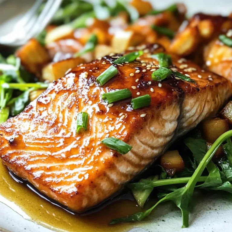 Honey Glazed Asian Salmon Recipe