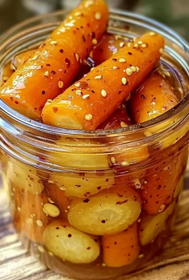 Hot Honey Pickled Carrots: A Sweet and Spicy Delight!