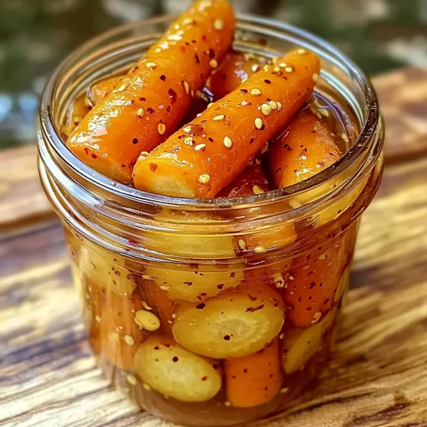 Hot Honey Pickled Carrots: A Sweet and Spicy Delight!