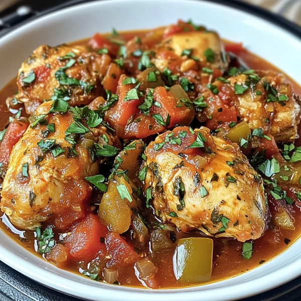 Instant Pot Chicken Cacciatore
