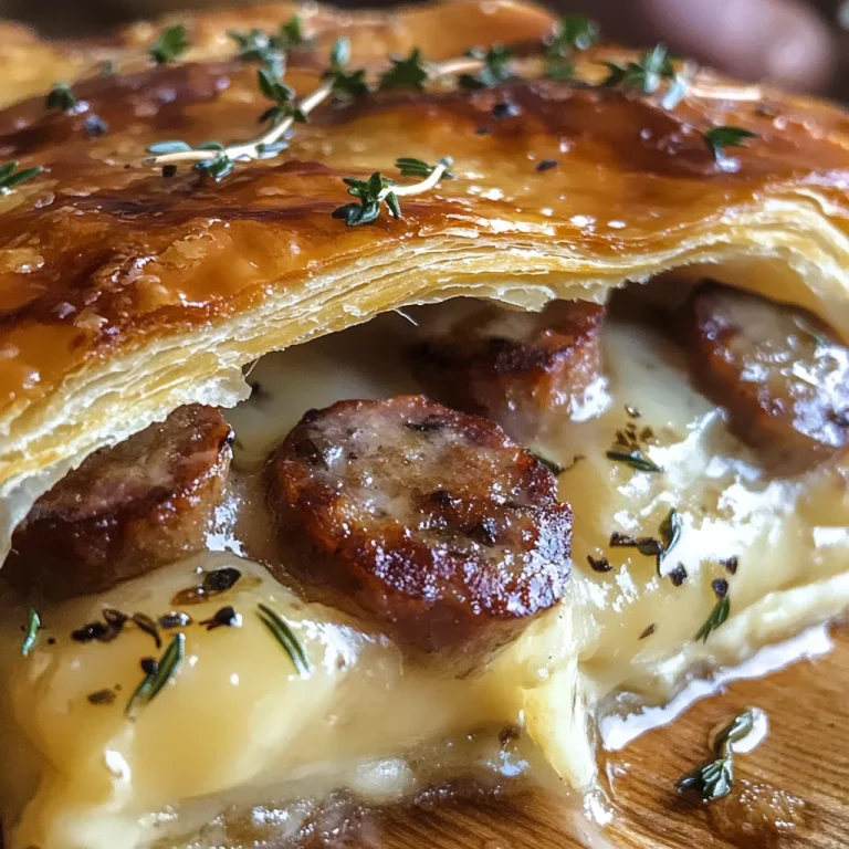Irresistible Sausage Baked Brie Appetizer Perfect for Gatherings