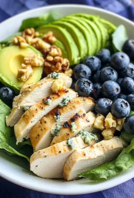 KETO CHICKEN SALAD WITH BLUEBERRIES