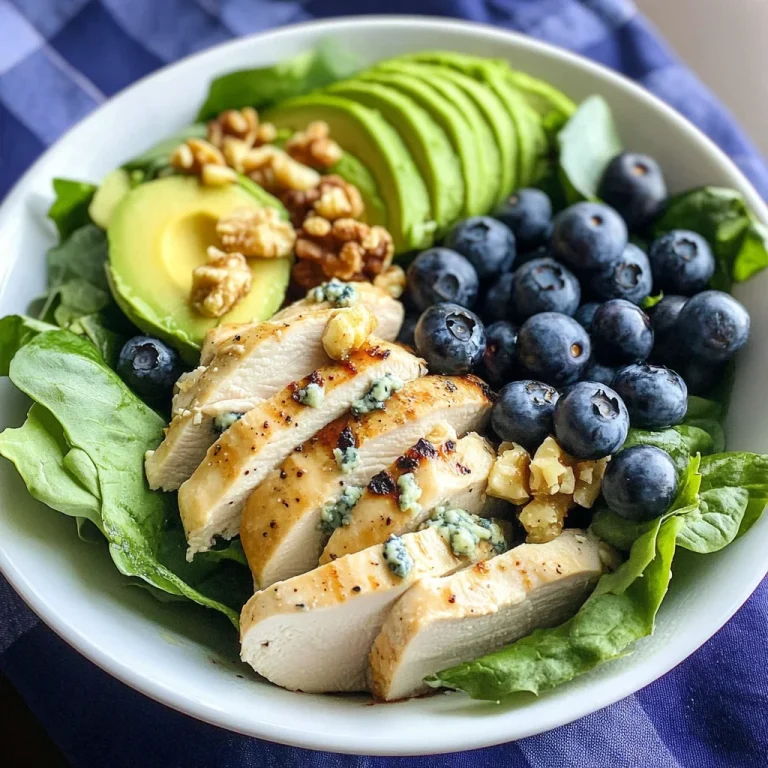 KETO CHICKEN SALAD WITH BLUEBERRIES