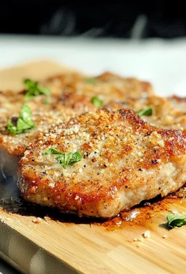 Keto Air Fryer Shake and Bake Pork Chops