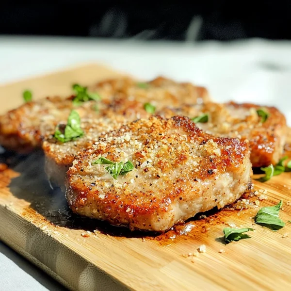 Keto Air Fryer Shake and Bake Pork Chops