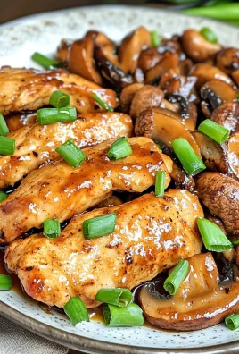 Keto Asian Chicken With Mushrooms