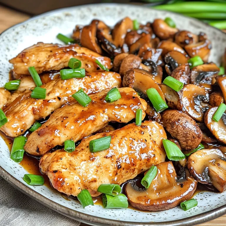 Keto Asian Chicken With Mushrooms