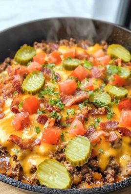 Keto Cheeseburger Skillet