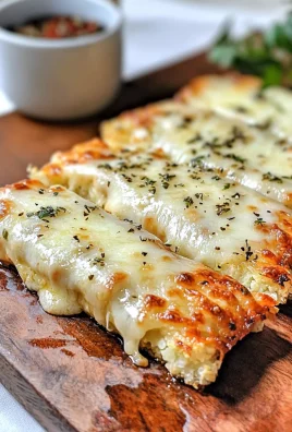 Keto Cheesy Cauliflower Breadsticks