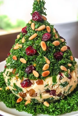Keto Christmas Tree Cheese Ball