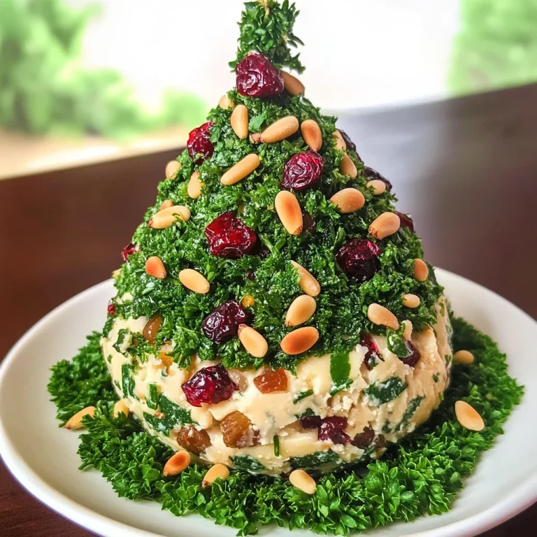 Keto Christmas Tree Cheese Ball