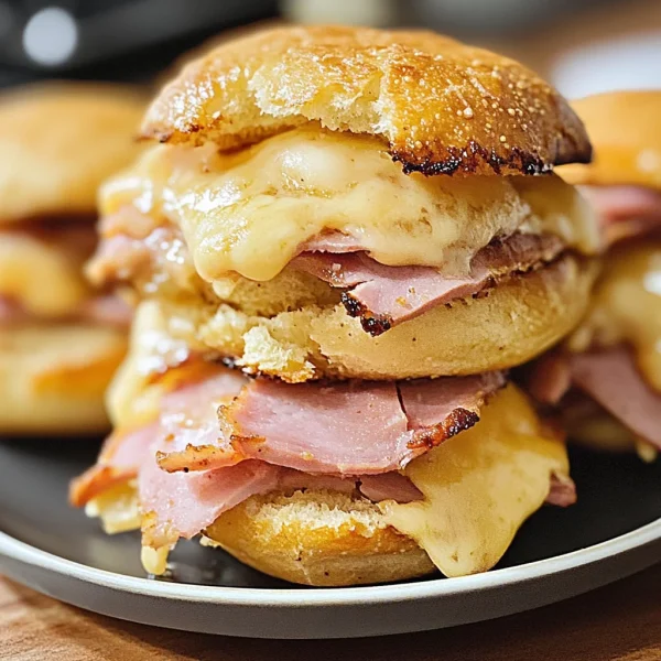 Keto Ham and Cheese Sliders