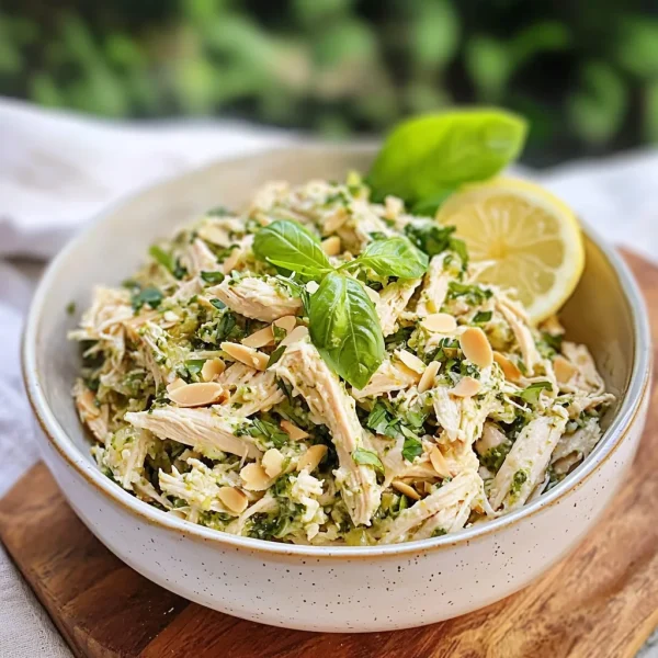 Keto Lemon Basil Chicken Salad Recipe