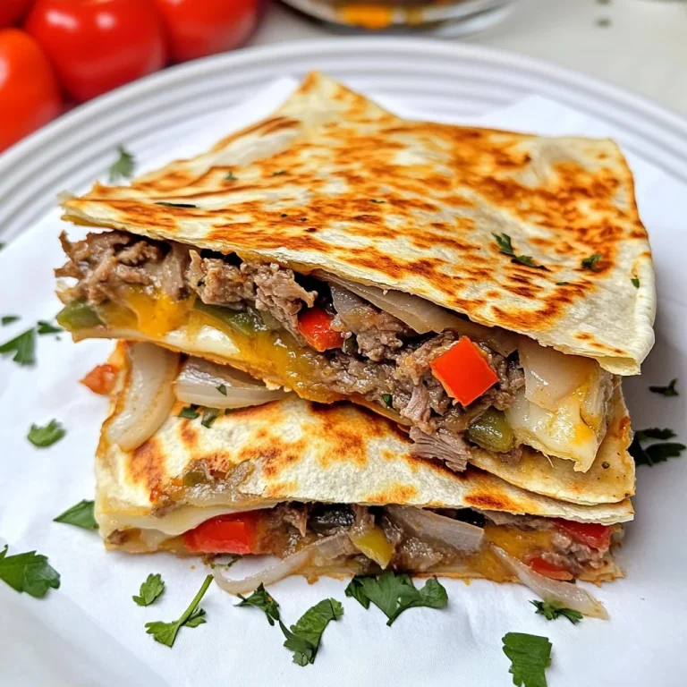 Keto Loaded Philly Cheesesteak Quesadillas
