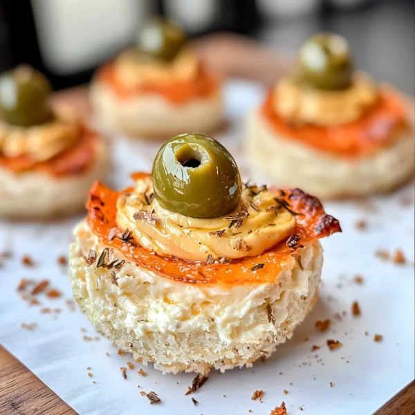Keto Olive Cheese Ball Eyeballs