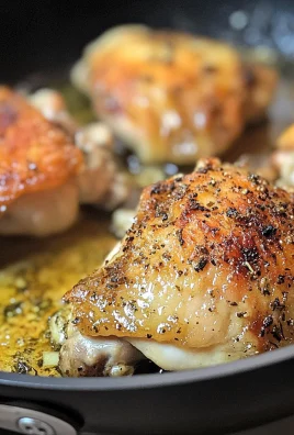 Keto Pan Seared Chicken Thighs