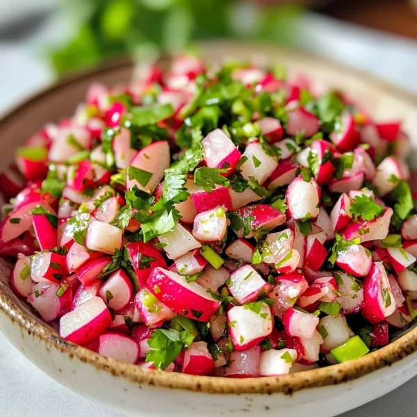 Keto Radish Salsa