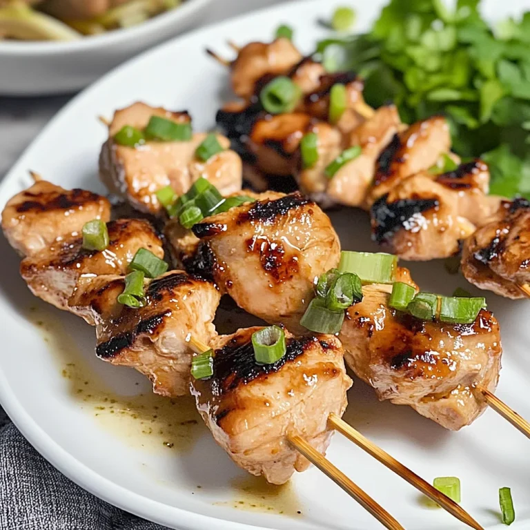 Keto Yakitori Chicken Skewers