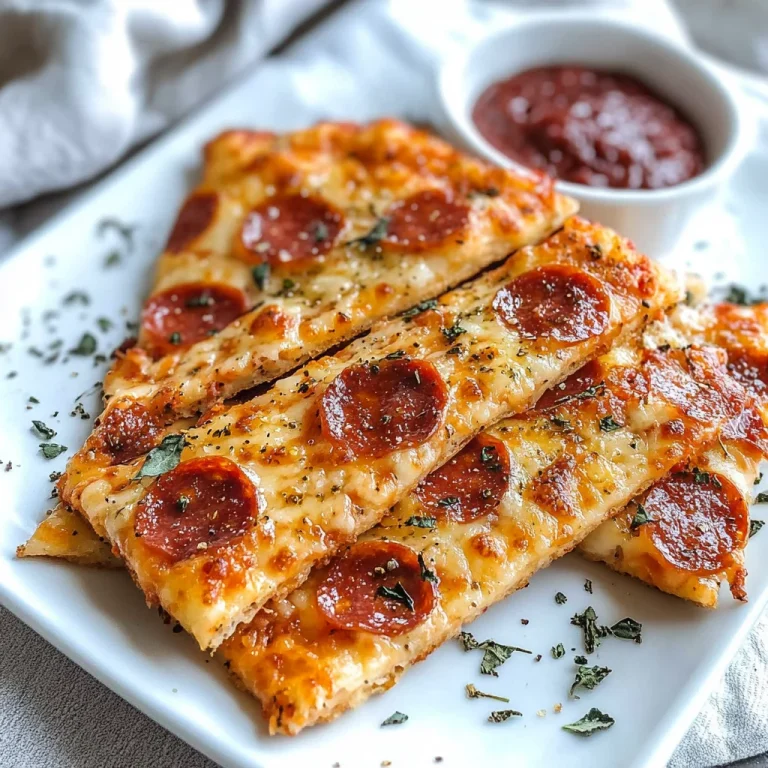 LOW CARB PIZZA BREADSTICKS RECIPE