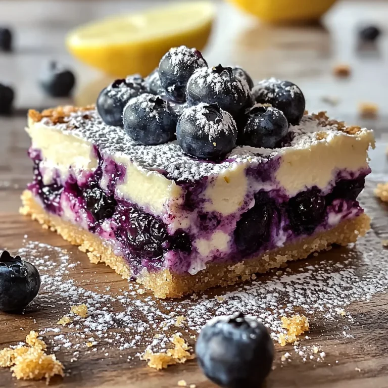 Lemon-Blueberry Cream Cheese Bars