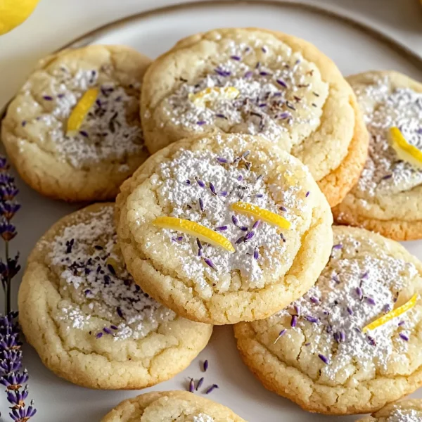 Lemon Lavender Cookies (in less than 30 minutes)