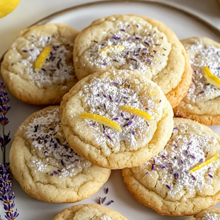 Lemon Lavender Cookies (in less than 30 minutes)