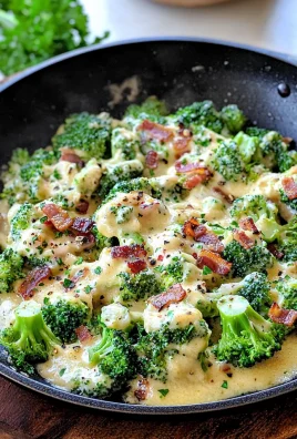 Low-Carb Garlic Parmesan Broccoli Skillet