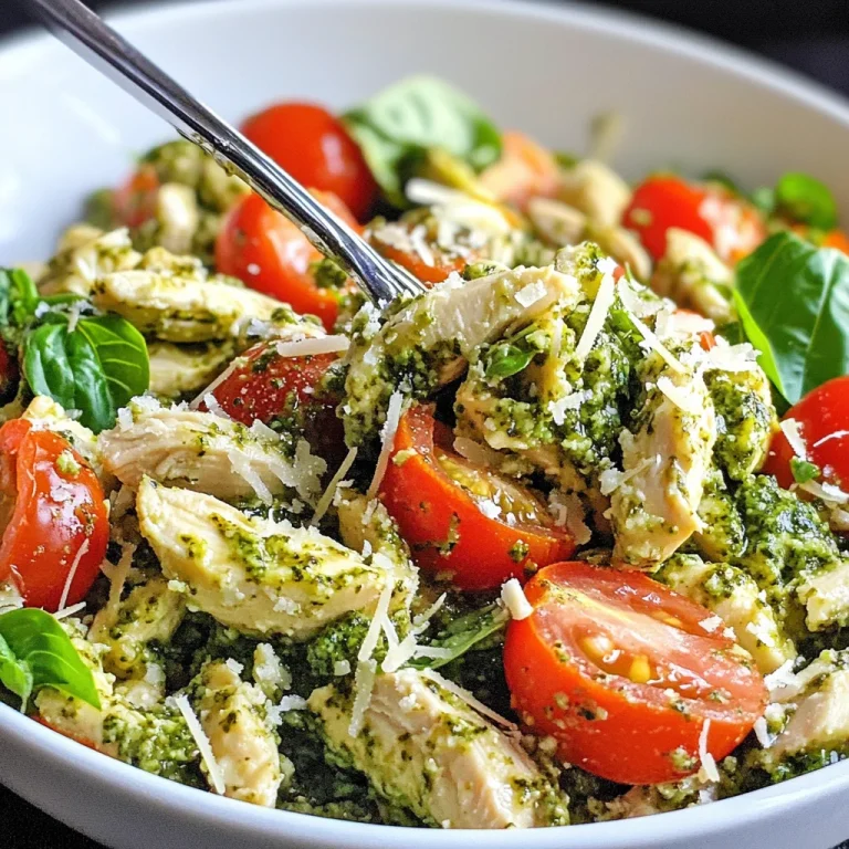 Low-Carb Pesto Chicken Salad