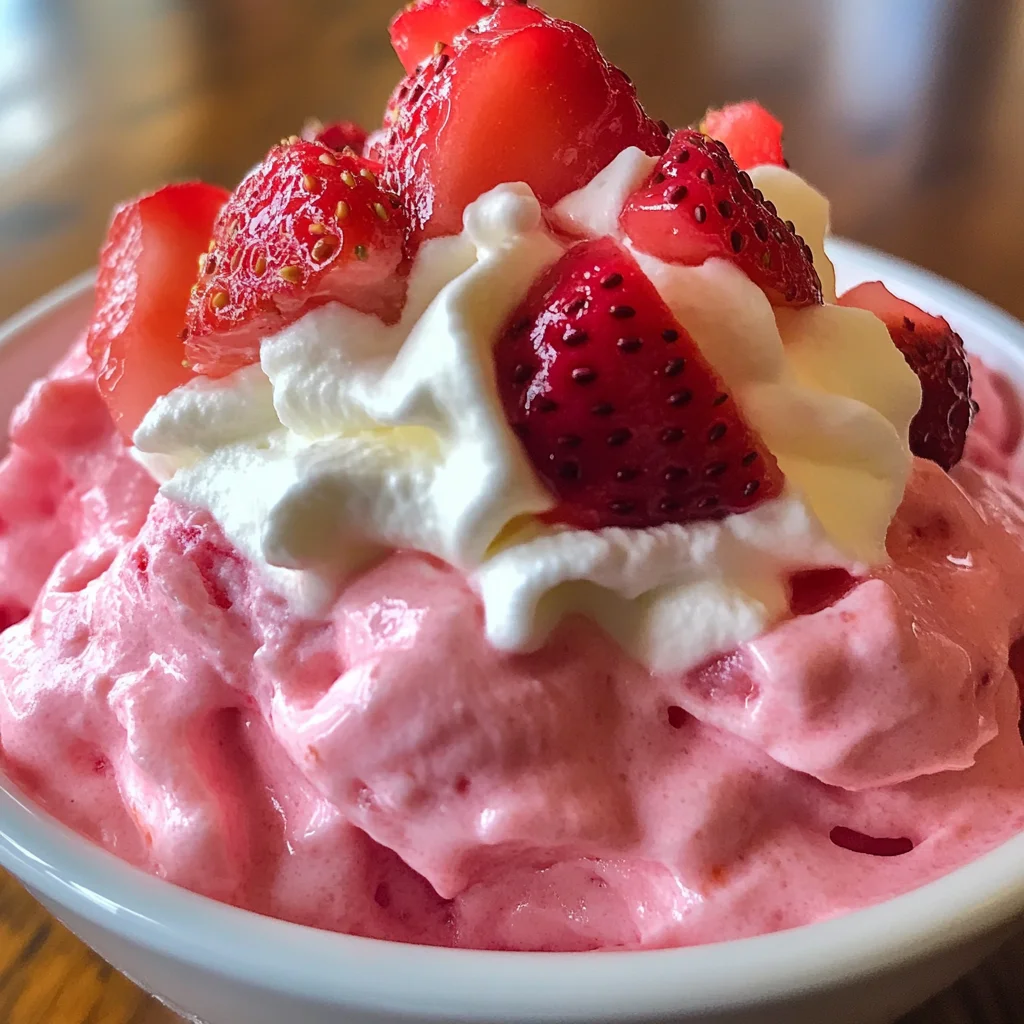 Low-Carb Strawberry Jello Fluff image 3